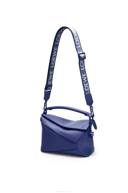 Deep Purple Glaze Small Puzzle Edge bag in satin calfskin Loewe 84PR531 Women