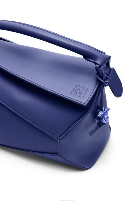 Deep Purple Glaze Small Puzzle Edge bag in satin calfskin Loewe 84PR531 Women