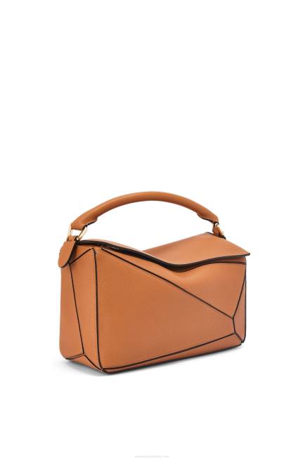 Light Caramel Puzzle bag in soft grained calfskin Loewe 84PR369 Women
