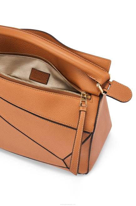 Light Caramel Puzzle bag in soft grained calfskin Loewe 84PR369 Women