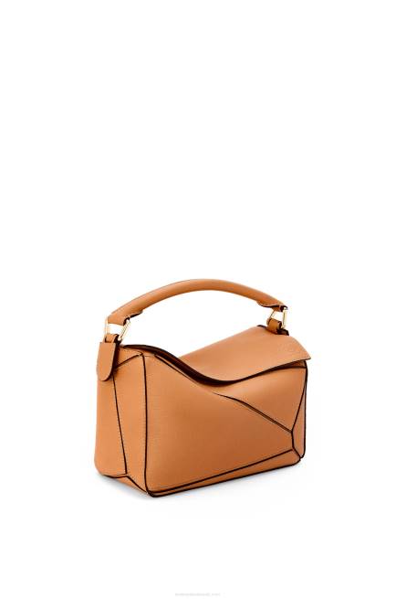 Light Caramel Small Puzzle bag in soft grained calfskin Loewe 84PR368 Women