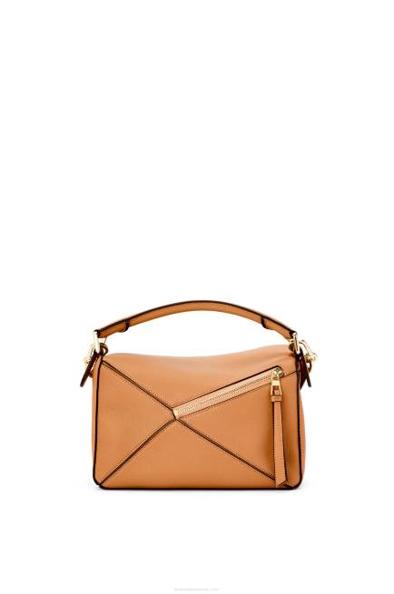 Light Caramel Small Puzzle bag in soft grained calfskin Loewe 84PR368 Women