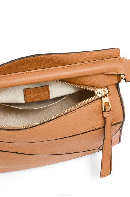 Light Caramel Small Puzzle bag in soft grained calfskin Loewe 84PR368 Women