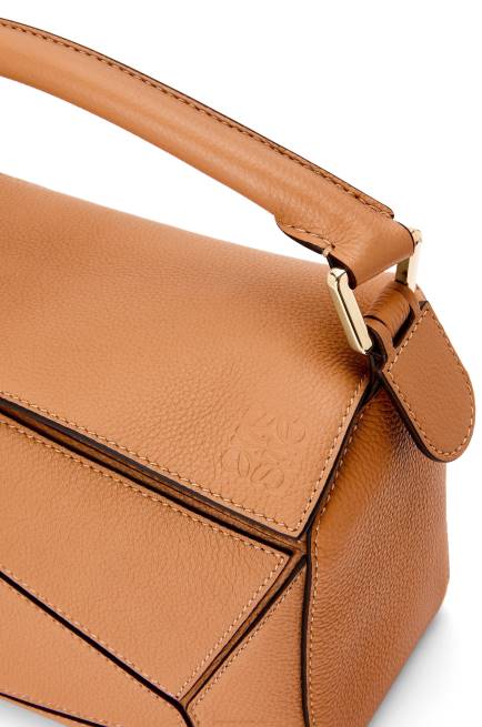 Light Caramel Small Puzzle bag in soft grained calfskin Loewe 84PR368 Women