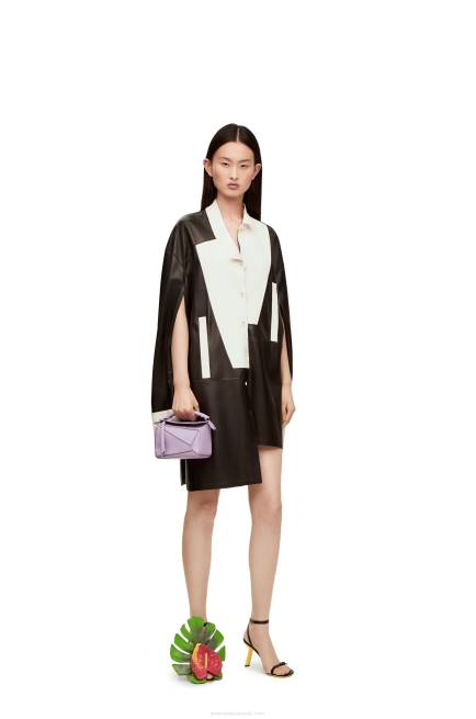 Light Mauve Mini Puzzle bag in soft grained calfskin Loewe 84PR199 Women
