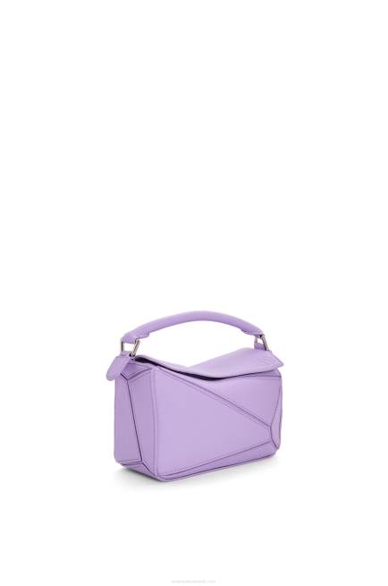 Light Mauve Mini Puzzle bag in soft grained calfskin Loewe 84PR199 Women