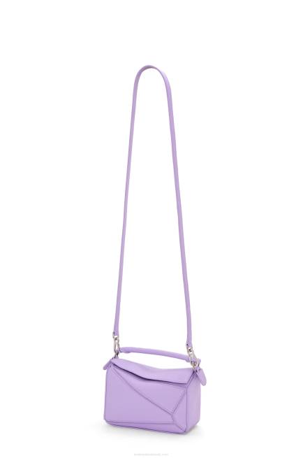 Light Mauve Mini Puzzle bag in soft grained calfskin Loewe 84PR199 Women