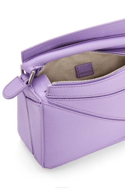 Light Mauve Mini Puzzle bag in soft grained calfskin Loewe 84PR199 Women