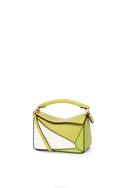 Lime Yellow/White