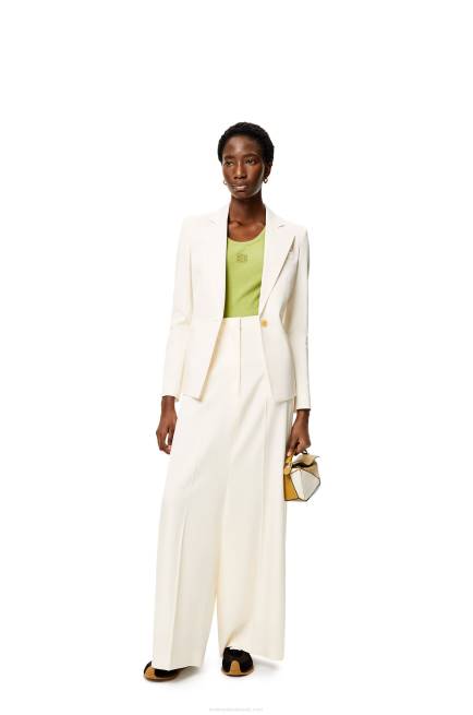 Ochre/Soft White Mini Puzzle bag in classic calfskin Loewe 84PR277 Women