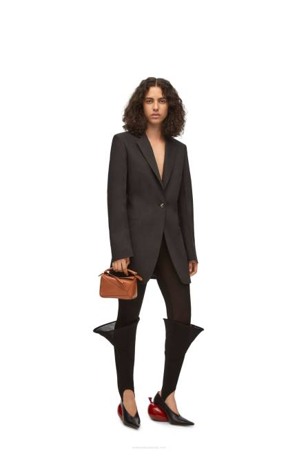 Pecan Mini Puzzle bag in satin calfskin Loewe 84PR273 Women