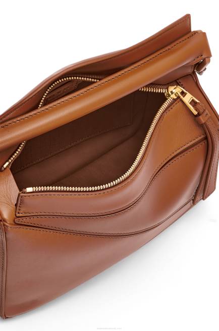 Pecan Small Puzzle bag in satin calfskin Loewe 84PR470 Women