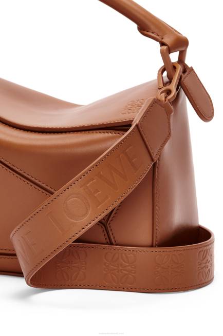 Pecan Small Puzzle bag in satin calfskin Loewe 84PR470 Women