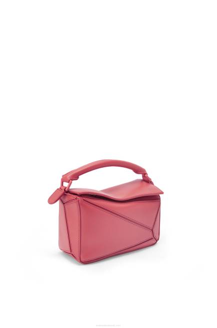 Plumrose Mini Puzzle bag in satin calfskin Loewe 84PR266 Women