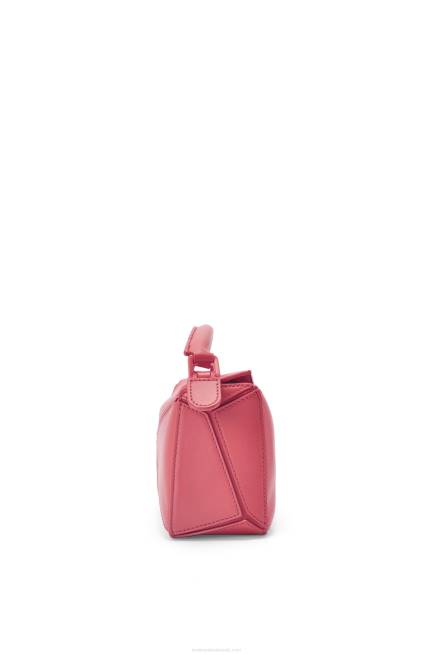 Plumrose Mini Puzzle bag in satin calfskin Loewe 84PR266 Women