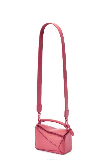 Plumrose Mini Puzzle bag in satin calfskin Loewe 84PR266 Women