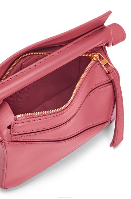 Plumrose Mini Puzzle bag in satin calfskin Loewe 84PR266 Women