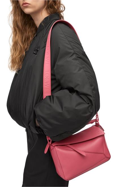 Plumrose Small Puzzle bag in satin calfskin Loewe 84PR490 Women