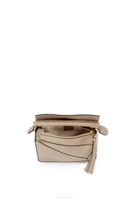 Sand Mini Puzzle bag in soft grained calfskin Loewe 84PR220 Women