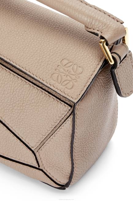 Sand Mini Puzzle bag in soft grained calfskin Loewe 84PR220 Women