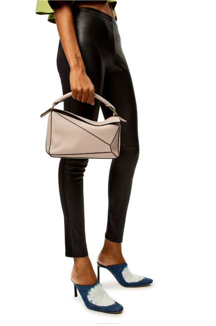 Sand Small Puzzle bag in soft grained calfskin Loewe 84PR397 Women