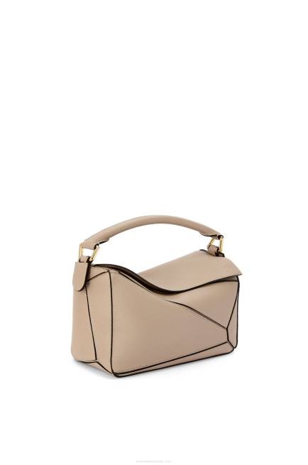 Sand Small Puzzle bag in soft grained calfskin Loewe 84PR397 Women