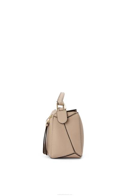 Sand Small Puzzle bag in soft grained calfskin Loewe 84PR397 Women