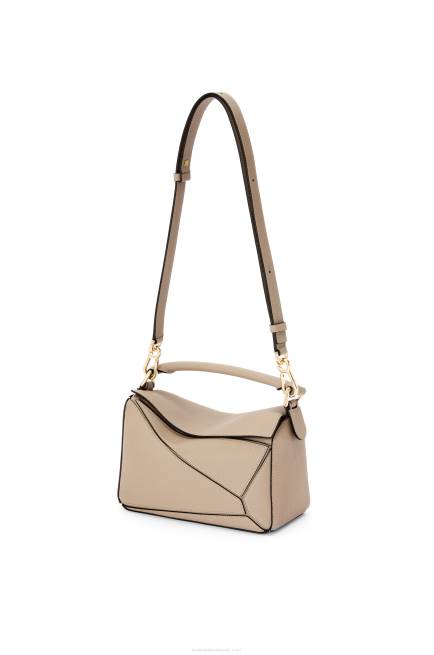 Sand Small Puzzle bag in soft grained calfskin Loewe 84PR397 Women