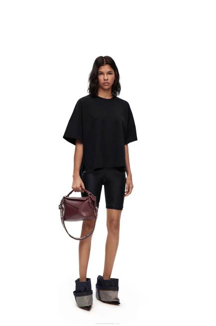 Sang De Boeuf Glaze Small Puzzle Edge bag in satin calfskin Loewe 84PR274 Women