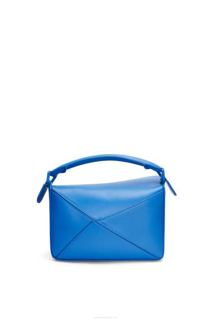 Scuba Blue Small Puzzle bag in satin calfskin Loewe 84PR480 Women