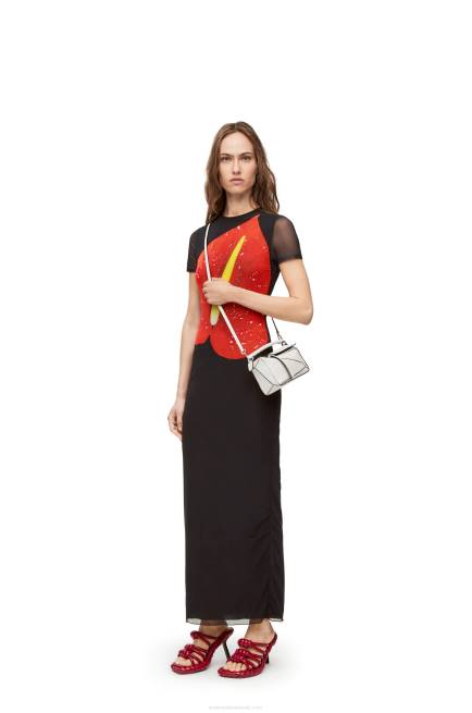 Soft White Mini Puzzle bag in soft grained calfskin Loewe 84PR203 Women