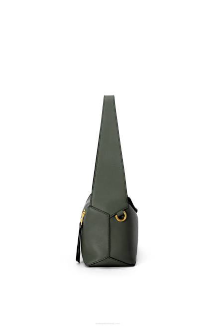 Vintage Khaki Puzzle Hobo bag in nappa calfskin Loewe 84PR472 Women