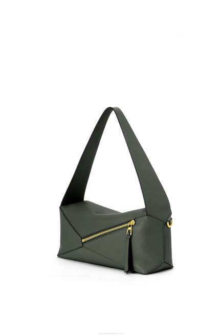 Vintage Khaki Puzzle Hobo bag in nappa calfskin Loewe 84PR472 Women