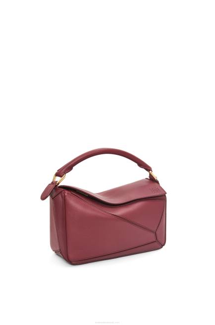 Wild Berry Small Puzzle bag in classic calfskin Loewe 84PR544 Women