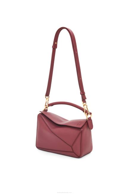Wild Berry Small Puzzle bag in classic calfskin Loewe 84PR544 Women