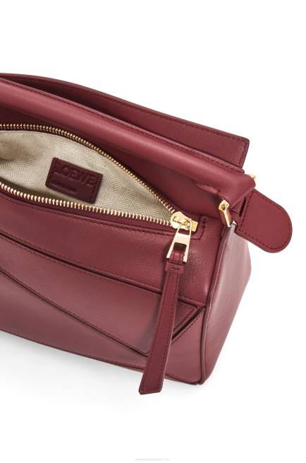 Wild Berry Small Puzzle bag in classic calfskin Loewe 84PR544 Women