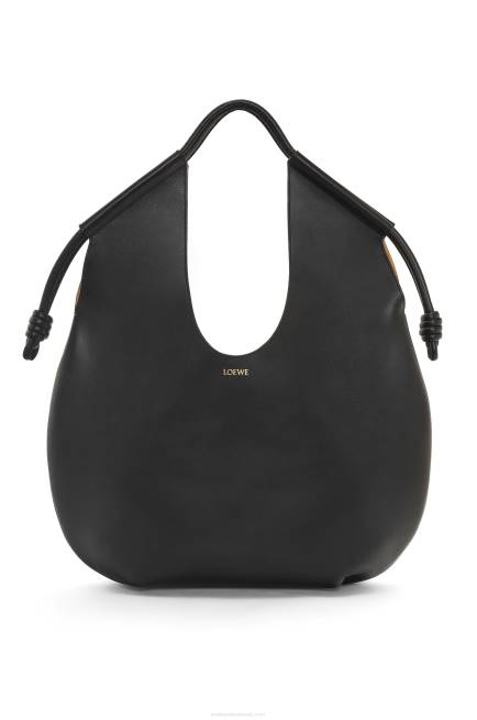 Black Paseo Tote in shiny nappa calfskin Loewe 84PR132 Women