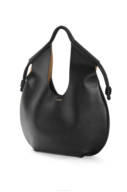 Black Paseo Tote in shiny nappa calfskin Loewe 84PR132 Women