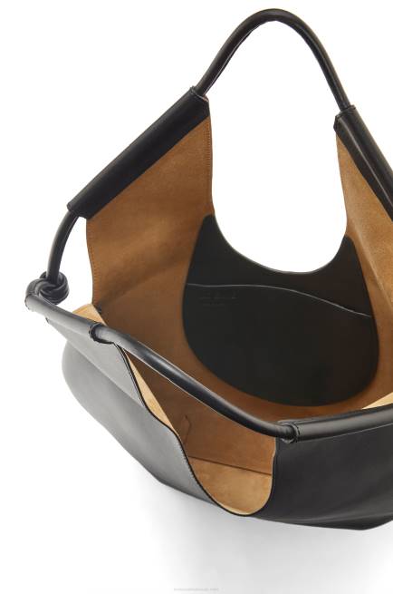 Black Paseo Tote in shiny nappa calfskin Loewe 84PR132 Women