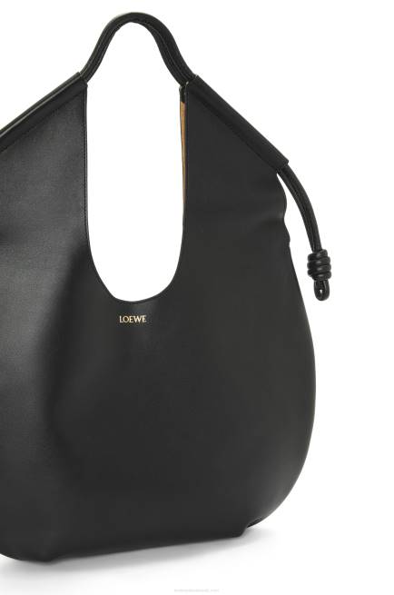 Black Paseo Tote in shiny nappa calfskin Loewe 84PR132 Women