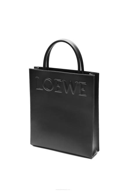 Black Standard A4 Tote in sleek calfskin Loewe 84PR117 Women