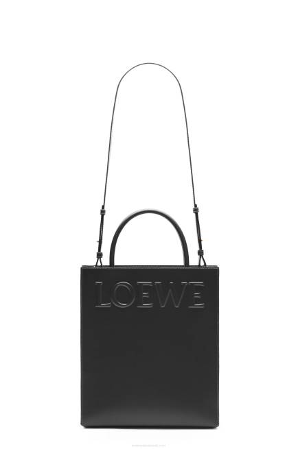 Black Standard A4 Tote in sleek calfskin Loewe 84PR117 Women