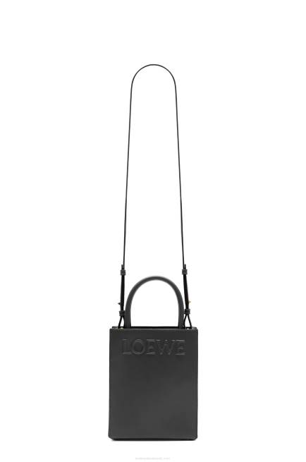 Black Standard A5 Tote in sleek calfskin Loewe 84PR118 Women