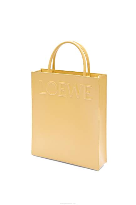 Dark Butter Standard A4 Tote in sleek calfskin Loewe 84PR120 Women