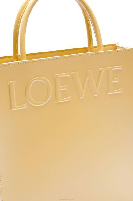 Dark Butter Standard A4 Tote in sleek calfskin Loewe 84PR120 Women