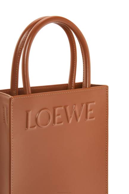 Tan Standard A5 Tote in sleek calfskin Loewe 84PR116 Women