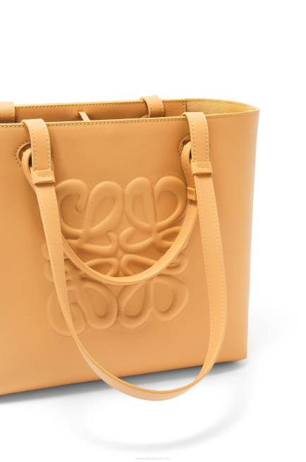 Warm Desert Small Inflated Anagram Tote in classic calfskin Loewe 84PR123 Women