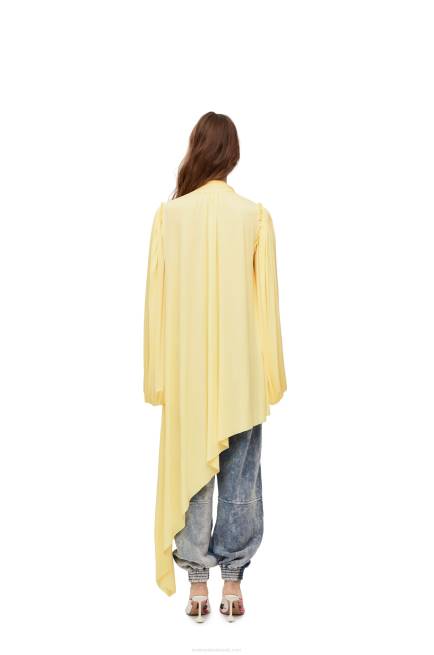Vanilla Asymmetric dress in viscose crepe jersey Loewe 84PR1085 Women