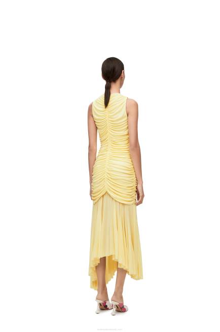 Vanilla Draped long dress in crepe jersey Loewe 84PR1076 Women
