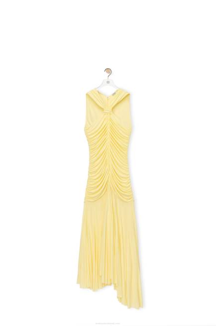 Vanilla Draped long dress in crepe jersey Loewe 84PR1076 Women